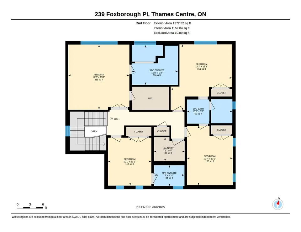 Second floor plan